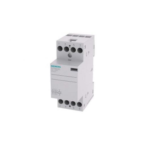 Siemens Stykač napětí ve vinutí 220V ac 4pólový 25 A 400V 0.0022 kW s 4 NO kontakty 230V Reverzační, rozsah: INSTA 4P