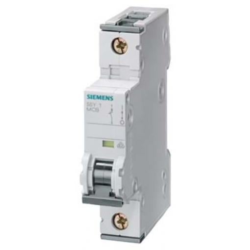 Siemens Miniaturní jistič, rozsah: 5SY7 1pólový 10 A vypínací výkon 15 kA, charakteristika: Typ D, rozsah: SENTRON 400 V