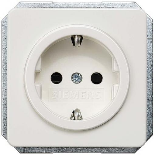 Zásuvka Bílá 1cestná 16 A Schuko Vnitřní BS EN, ANSI/ESD Siemens