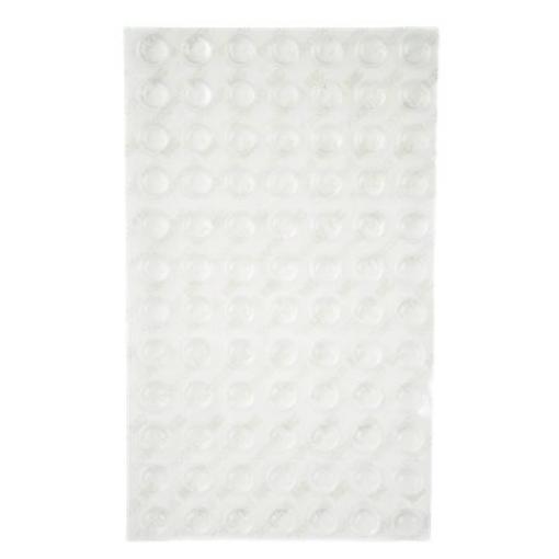SJ5378-TRANSP 3M Polokulový Polyuretan Samolepicí nohy 10.2 mm 50 ft