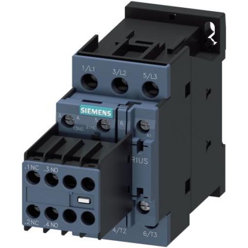Siemens 9 A 4 kW 230V ac, rozsah: 3RT2
