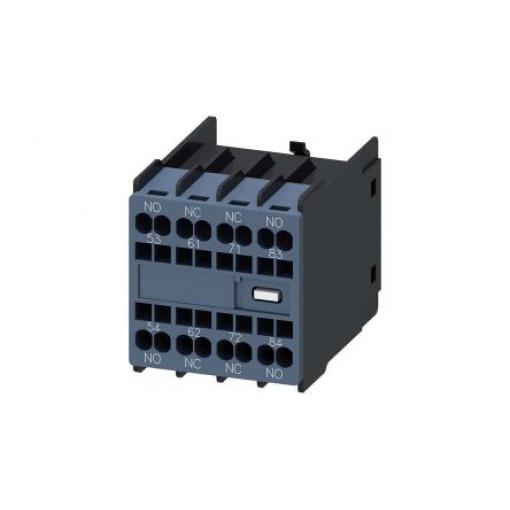 Siemens Pomocný kontakt 2 NC/2 NO 4 Zaklapávací montáž, rozsah: 3RH2911 s S pružinou 10 A 17V dc