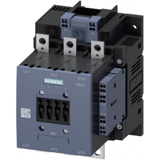 Siemens 2 NO, 2 NC Stykač napětí ve vinutí 220V ac/dc, 240 V ac/dc 3pólový 150 A 1kV 75 kW s 2 NO/2 NC kontakty 240V