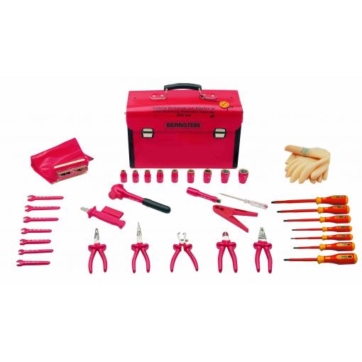 BERNSTEIN Tools for Electronics SAFETY, 8100 VDE kufřík s nářadím, 35dílná, (d x š x v) 440 x 175 x 310 mm