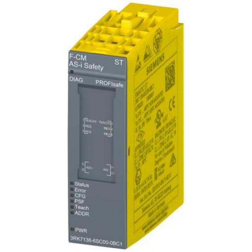 Bezpečnostní modul, rozsah: AS-I, pro použití s: SIMATIC ET 200SP Siemens