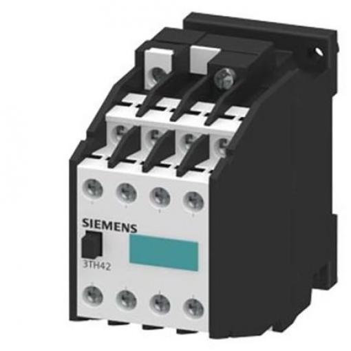 Siemens 4 NO, 4 NC Relé stykače napětí ve vinutí 230V 10 A s 4 NO, 4 NC kontakty 24V, rozsah: 3TH4