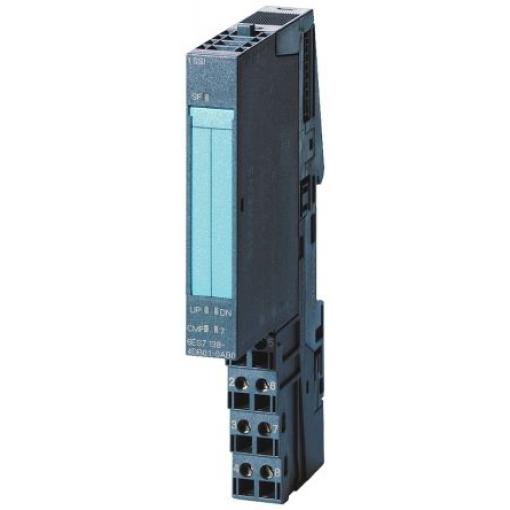 PLC – rozšiřující modul, pro použití s: ET 200S, 81 x 15 x 52 mm, typ vstupní: Digitální 1 vstupů, výstup: Digitální 24