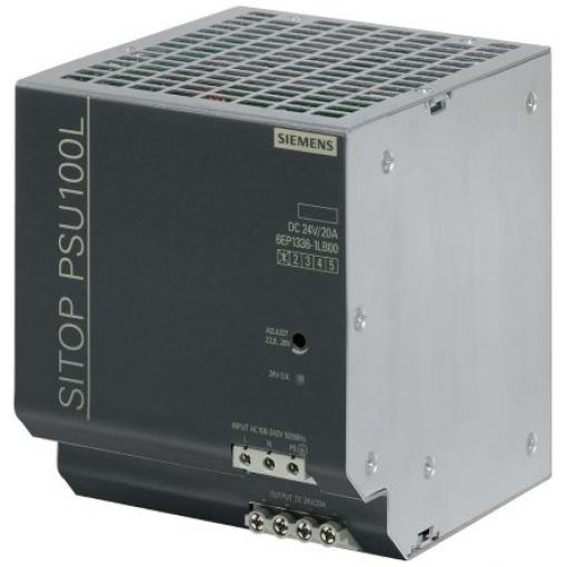 Siemens Spínaný Napájecí zdroj na lištu DIN, výstup: 24V dc, 20A, vstupní: 100 → 240V ac,480W