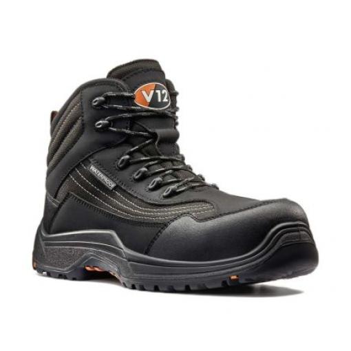 řada: V1501.01 Bezpečnostní obuv obuv Unisex, Nekovový 21.5, Černá V12 Footwear 4 SRC