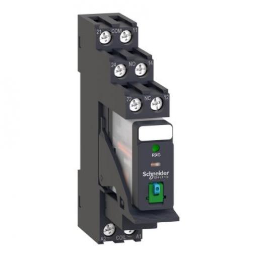 Schneider Electric Relé rozhraní 24 V dc DPDT Lišta DIN Harmony Relay RXG