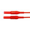RS PRO Zkušební kabel s konektorem, Červená 10A, délka kabelů: 1.5 m, 1 kV, úroveň kategorie: CAT III