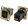RS PRO Průchozí konektor USB, řada: Feedthrough Samice/samec, počet portů: 1portový, orientace těla: Rovný USB typu C,