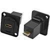 RS PRO Průchozí konektor USB, řada: Feedthrough Samice/samec, počet portů: 1portový, orientace těla: Rovný USB typu C,