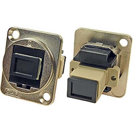 Konektor vláknové optiky, SC PC Vícerežimové Simplexní velikost vlákna 50/125 μm ztráta ze zapojení 0.3dB, 70 °C, -20 °C
