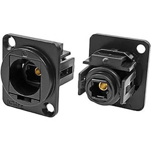 Konektor vláknové optiky, řada: FT, Toslink PC Vícerežimové Simplexní velikost vlákna 50/125 μm ztráta ze zapojení