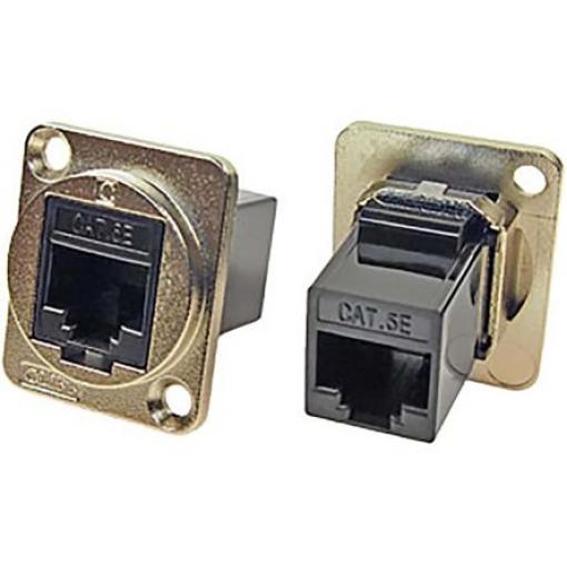 Konektor RJ45, řada: Feedthrough, počet portů: 1portový FTP RJ45 Cat5e, Protáhněte konektor RS PRO