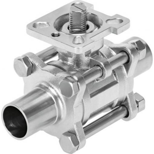 Kulový ventil, Nerezová ocel VZBD-11/2-W3-16-T-2-F0507-V14V14 Festo