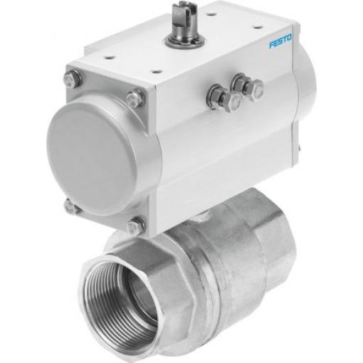 Ventil spneumatickým pohonem VZBM-A-1"-RP-25-D-2-B2-PB20 Kulička Festo