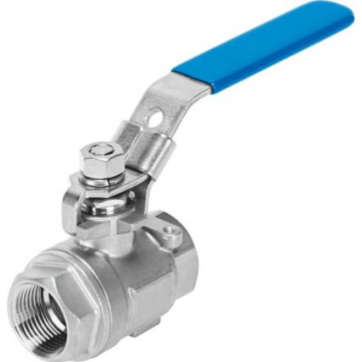 Pneumatický ventil s ručním ovládáním, řada: VZBE Páka 1/4 in NPT, materiál tělesa: Nerezová ocel 4745214, teplotní