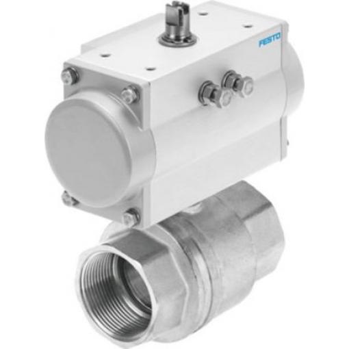 Ventil spneumatickým pohonem VZBM-A-1/4"-RP-40-D-2-B2-PB20 Kulička Festo