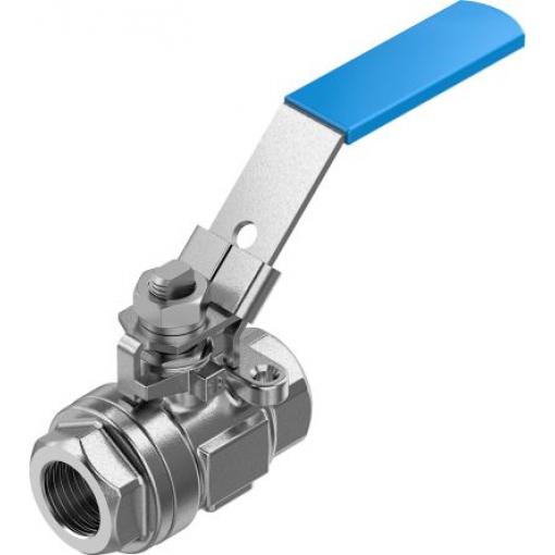 Pneumatický ventil s ručním ovládáním, řada: VZBE Páka 1/2 in NPT NPT, materiál tělesa: Nerezová ocel 4745216, teplotní