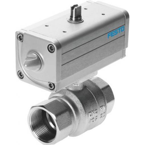 Ventil spneumatickým pohonem VZPR-BPD-22-R1 Kuličkové Festo EN 10226-1 Vnitřní 1 in