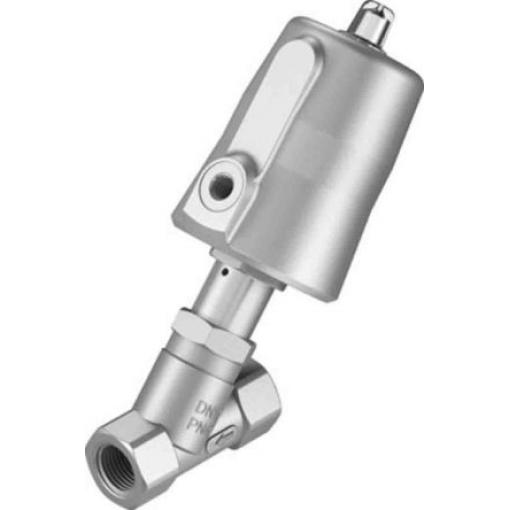 Ventil spneumatickým pohonem VZXF-L-M22C-M-A-G12-130-V4B2V-50-V Úhlové sedlo Festo DIN ISO 228 Vnitřní 1/8 in