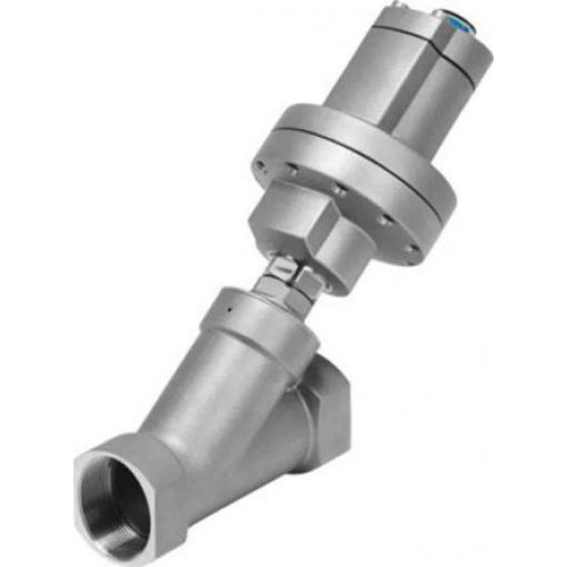 Ventil spneumatickým pohonem VZXA-B-TS6-40-M2-V13T-16-M-90-26-V4 Úhlové sedlo Festo DIN ISO 228 Vnitřní 1-1/2 in
