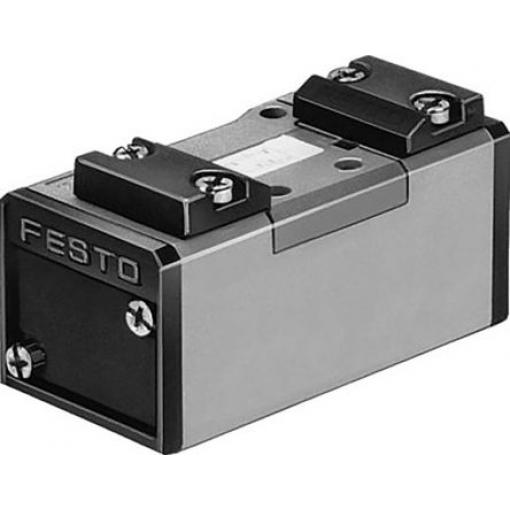 Pneumatický solenoidový/řídicí regulační ventil 5/2 bistabilní, řada: J-5/2-D-2-C Metrické Pneumatický, max. průtok: