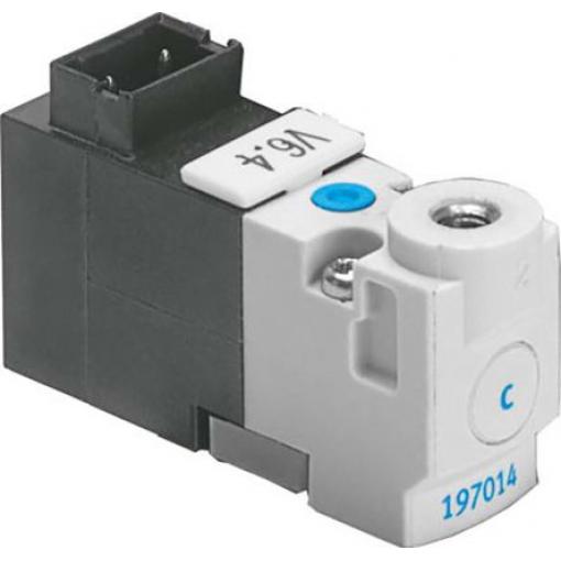 Pneumatický solenoidový/řídicí regulační ventil 2/2 uzavřený monostabilní, řada: MHP1-M1H-2/2G-M3-TC Metrické Elektřina,