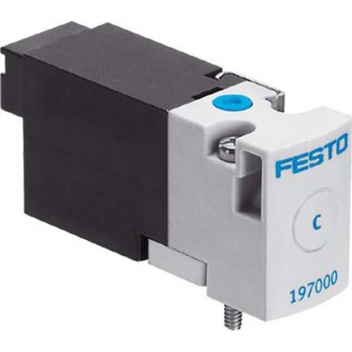 Pneumatický solenoidový/řídicí regulační ventil 3/2 uzavřený monostabilní, řada: MHA1 Metrické Elektřina, max. průtok: