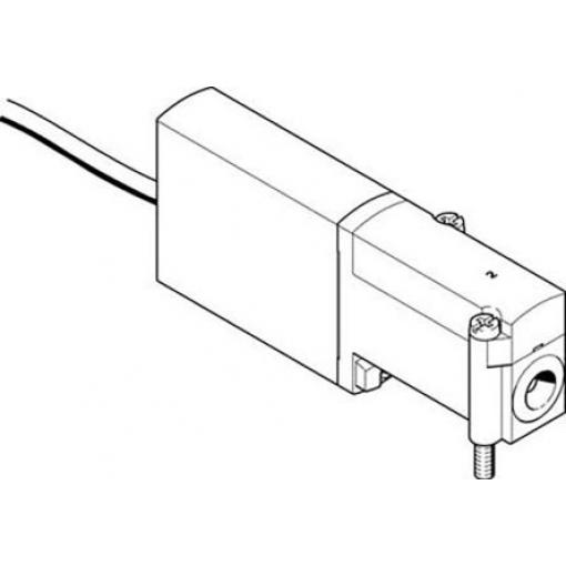 Pneumatický solenoidový/řídicí regulační ventil 3/2 uzavřený monostabilní, řada: MHA4 Metrické Elektřina, max. průtok: