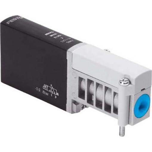 Pneumatický solenoidový/řídicí regulační ventil 3/2 uzavřený monostabilní, řada: MHA3-M1H-3/2G-3 Metrické Elektřina,