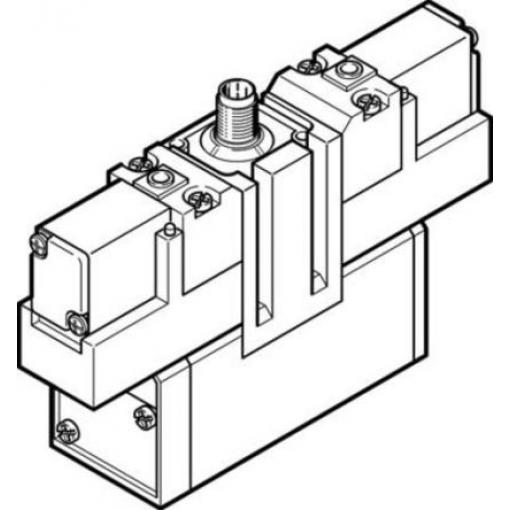 Pneumatický solenoidový/řídicí regulační ventil, řada: JMEBDH-5/2-D-3-ZSR-C Elektřina, max. průtok: 4500 L/min Festo