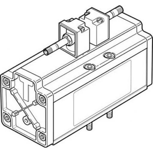 Pneumatický solenoidový/řídicí regulační ventil 5/3 uzavřený, řada: MDH Metrické Elektřina, max. průtok: 4800 L/min
