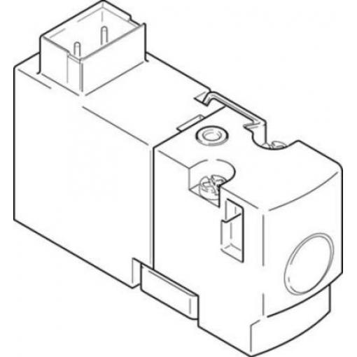 Pneumatický solenoidový/řídicí regulační ventil 2/2 uzavřený monostabilní, řada: MHA1 Metrické Elektřina, max. průtok:
