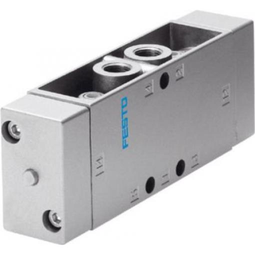Pneumatický solenoidový/řídicí regulační ventil 5/2 bistabilní – dominantní, řada: JDH G Pneumatický, max. průtok: 600