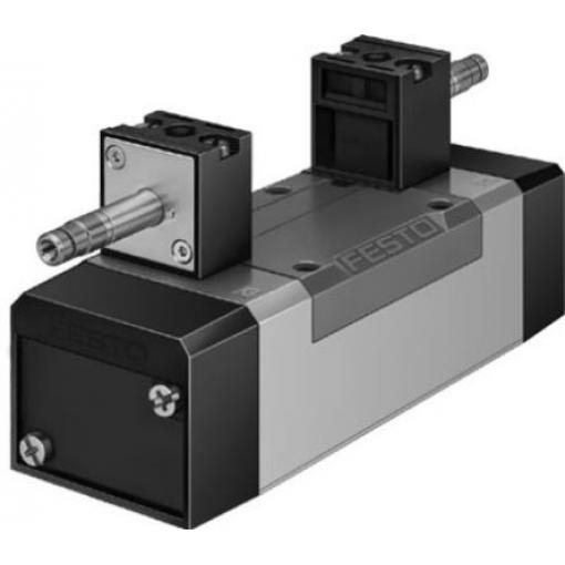 Elektromagnetický ventil 5/3 vypuštěný, řada: MN1H-5/3E-D-3-S-C ISO 5599-1 Elektřina, max. průtok: 4600 L/min Festo