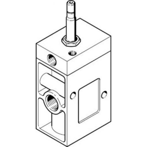 Elektromagnetický ventil 3/2 běžně otevřený, Monostabilní, řada: MOCH-3-1/2 Metrické Elektřina, max. průtok: 3700 L/min