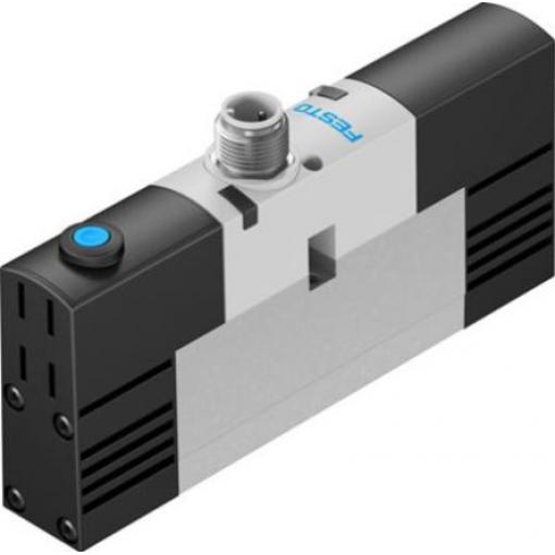 Elektromagnetický ventil 5/2 monostabilní, řada: VSVA-B-M52-MH-A2-1R5L M12 x 1 Elektřina, max. průtok: 750 L/min Festo
