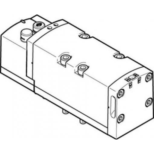 Elektromagnetický ventil 5/2 monostabilní, řada: VSVA-B-M52-MZD-D2-1T1L Metrické Elektřina, max. průtok: 4000 L/min