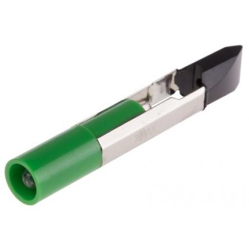 RS PRO Kontrolka barva světla Zelená Jednočipové, průměr: 6.8 mm, 24 V ac/dc