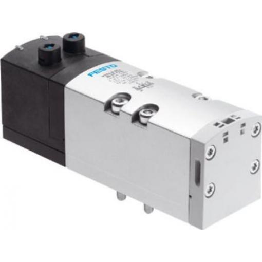 Elektromagnetický ventil 5/3 pod tlakem, řada: VSVA-B-P53U-ZD-D1-1T1L Metrické Elektřina, max. průtok: 1300 L/min Festo