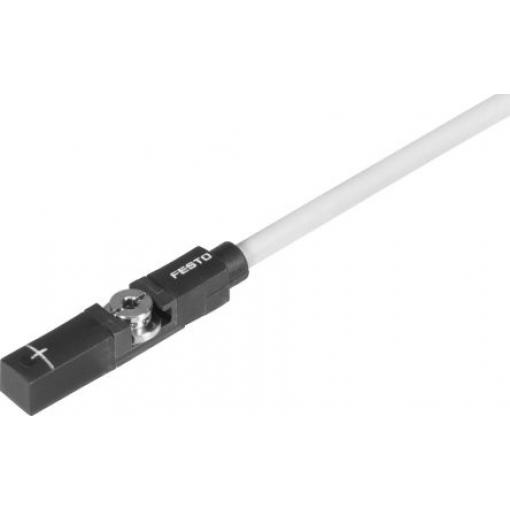 Snímač přiblížení, řada: CRSMT, Kabel se zástrčkou, Magneticky 24 V Indikátor LED Festo