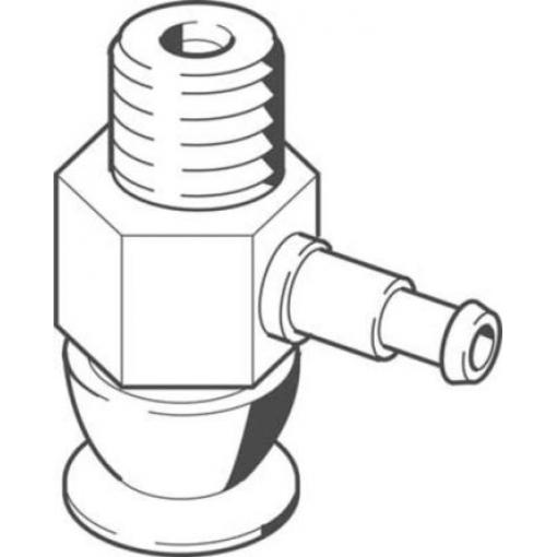 Přísavka 8 mm VAS-8-M5-S-PUR-B, řada: VAS Plochý Polyuretan Festo M5