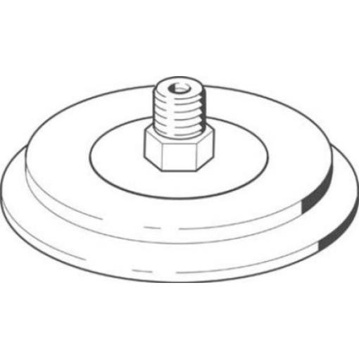 Přísavka 100 mm VAS-100-1/4-SI-B, řada: VAS Plochý Silikon Festo G 1/4