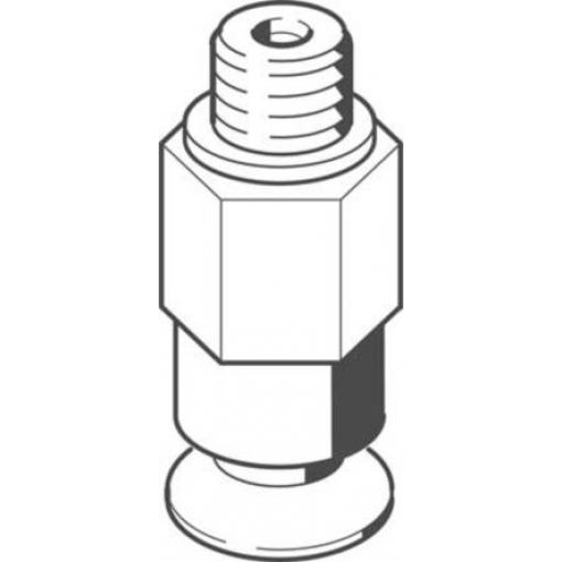 Přísavka 10 mm VAS-10-M5-SI-B, řada: VAS Plochý Silikon Festo M5