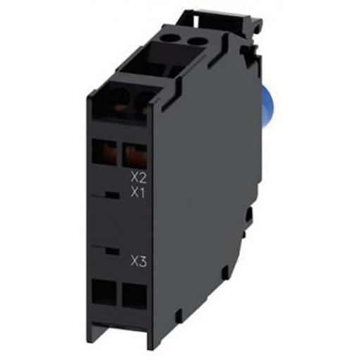 Siemens Kontakt a světelný blok, řada: SIRIUS ACT 3SU14 Blok světel 230V Pružinová svorka barva Žlutá, Červená, Zelená