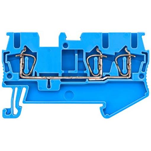 Siemens Svorkovnice na lištu DIN bez pojistky 8WH2003-0AF01, řada: 8WH, 800 V Modrá 2.5 mm² 1 Pružinová svorka