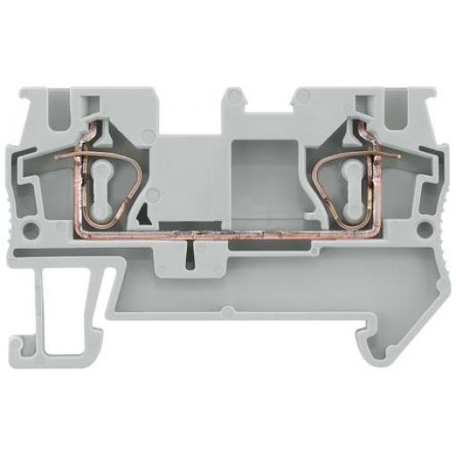 Siemens Svorkovnice na lištu DIN bez pojistky 8WH2000-0AG00, řada: 8WH, 800 V Šedá 4 mm² 1 Pružinová svorka